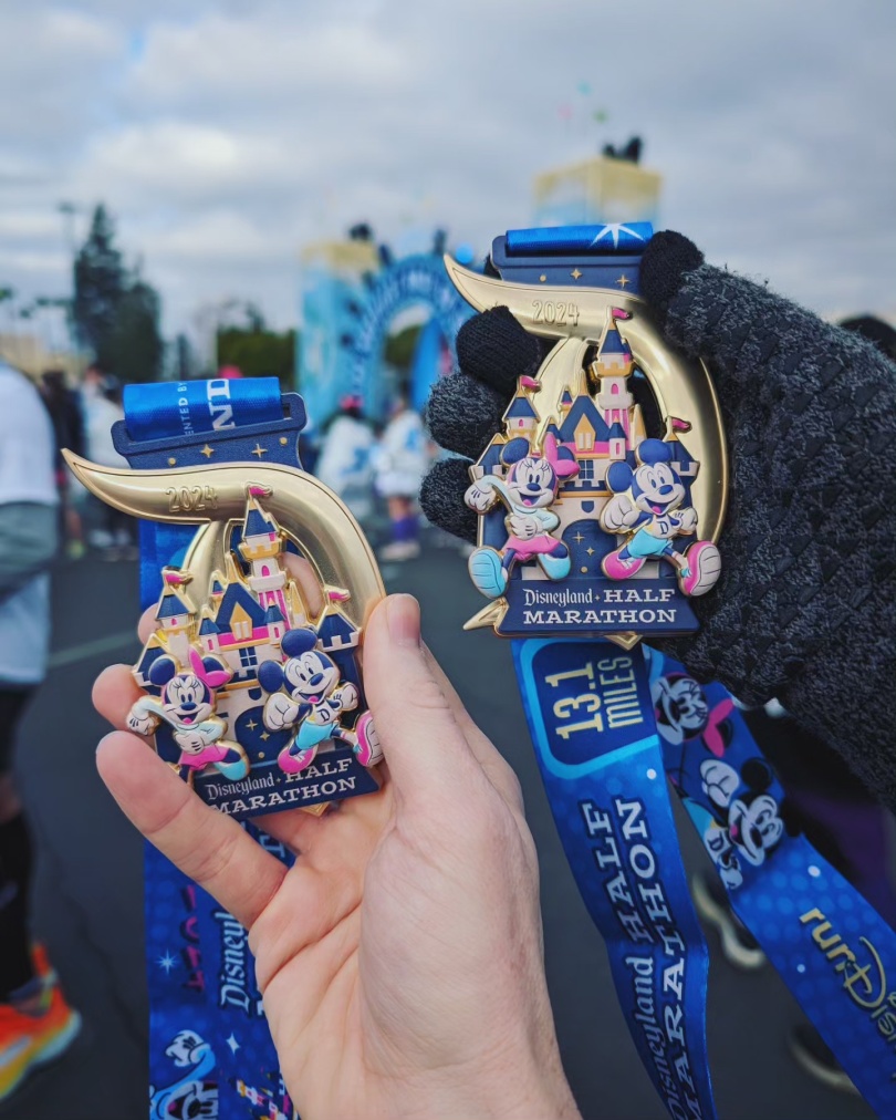 Disneyland half marathon 2024 medals